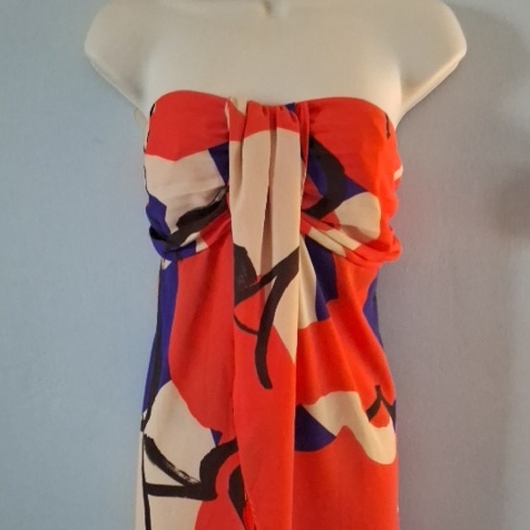Gabrielle Union For NY&CO Strapless Multicolor Top - Picture 1 of 8